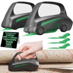 2 Pack Wrapping Paper Cutter With 3 Replaceable Blades,Gift Wrap Cutter Tool For Holiday Gift Wrapping, Slider Wrap Cutter For Gift Wrapping Accessories,Wrapping Paper Roll Cutter For Christmas