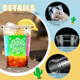 50 Count 12 Oz Fiesta Plastic Cups Mexican Disposable Party Cups Cinco De Mayo Margarita Drinkware For Fiesta Cinco De Mayo Mexican Theme Birthday Taco Bar Birthday Wedding Party Supplies Decorations