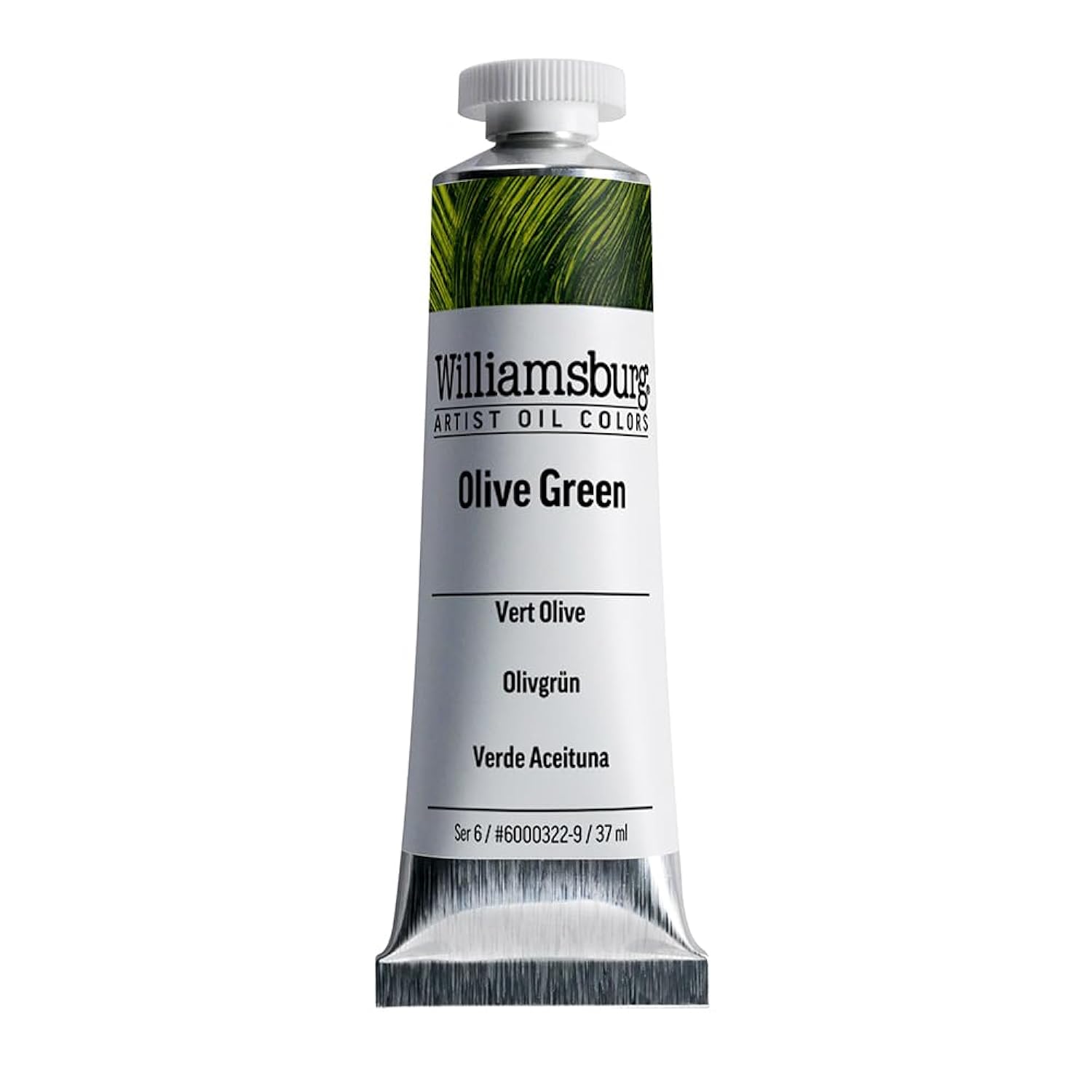 Williamsburg Artist Oil Colors by GOLDEN, Olive Green, 37 ml tube, Professional Oil Paint, Semi-Transparent