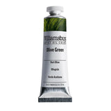 Williamsburg Artist Oil Colors by GOLDEN, Olive Green, 37 ml tube, Professional Oil Paint, Semi-Transparent