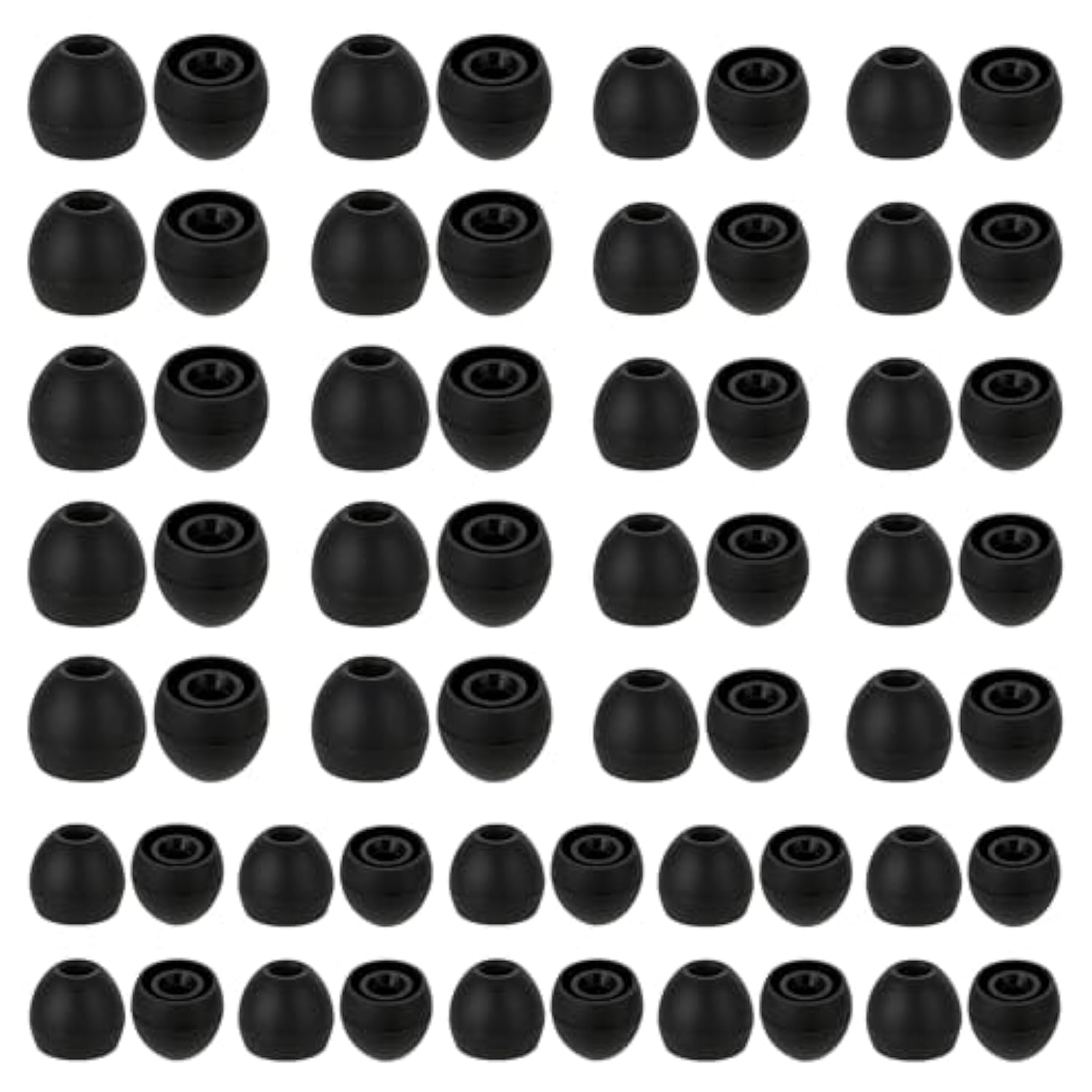 30 Pairs Silicone Ear Bud Replacement Pieces Earbuds Ear Tips Replacement Ear Bud Covers S/M/L Sizes Ear Gels Soft Earphones Earbuds Black Ear Cushion Ear Bud Tips Replacement Kit