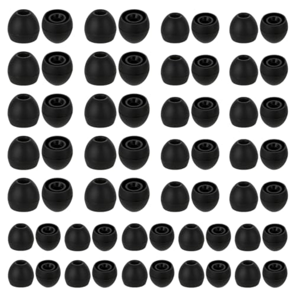 30 Pairs Silicone Ear Bud Replacement Pieces Earbuds Ear Tips Replacement Ear Bud Covers S/M/L Sizes Ear Gels Soft Earphones Earbuds Black Ear Cushion Ear Bud Tips Replacement Kit