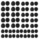 30 Pairs Silicone Ear Bud Replacement Pieces Earbuds Ear Tips Replacement Ear Bud Covers S/M/L Sizes Ear Gels Soft Earphones Earbuds Black Ear Cushion Ear Bud Tips Replacement Kit