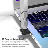 90 Degree Usb 3.0 Adapter (4 Pack), Vertical Up And Down Angle, Horizontal Lef
