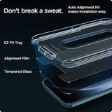 Spigen Tempered Glass Screen Protector [GlasTR EZ FIT- Privacy] Designed for iPhone 12 Pro Max - 2 Pack
