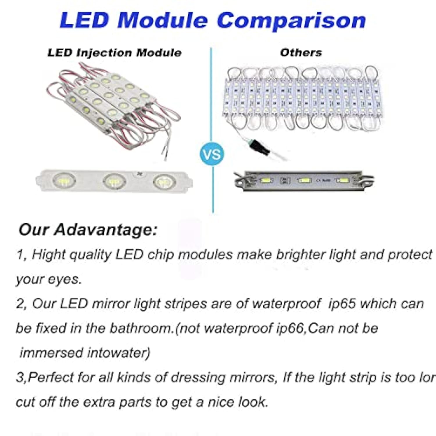 Led Module Replacement Lights For Inflatables With Self Adhesive Pad 20Pcs 5630Smd Ip65- Ideal For Yard Holiday Inflatab