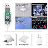 Fairy Curtain Lights,300 Led White Curtain Lights,8 Modes 9.8×9.8Ft Waterproof Window Curtain String Light Usb Powered W