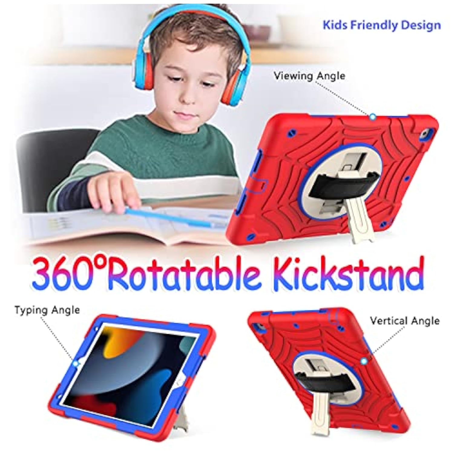 Ipad 9Th/8Th/7Th Generation Case - Ipad 10.2 Case 2021/2020/2019 With Screen P