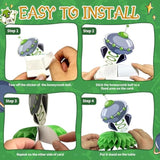 9 Pcs Alien Party Decorations Honeycomb Centerpiece Table Topper Ufo Themed Green Alien Outer Space Party Supplies For Kids Adults Birthday Party Baby Shower Halloween Decor