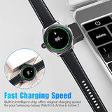 Portable Galaxy Watch 8 7 Charger Usb Wireless Car Charger Keychain For Samsung Watch 8 7 Ultra 6 5 Pro 4 Classic 3 Active 2 Accessories (2 Pack)