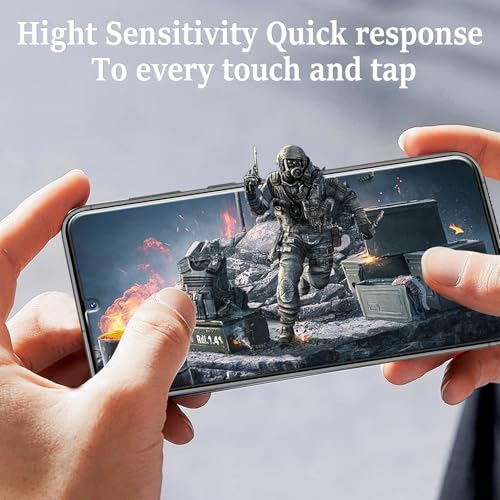 [3 Pack] Screen Protector for  Galaxy S23 Tempered Glass Film Alignment Frame, Easy Installation, Anti-Scratch, Case Friendly, HD Clear