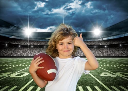 Football Field Backdrop 7X5FT Football Themed Birthday Party Decor Banner