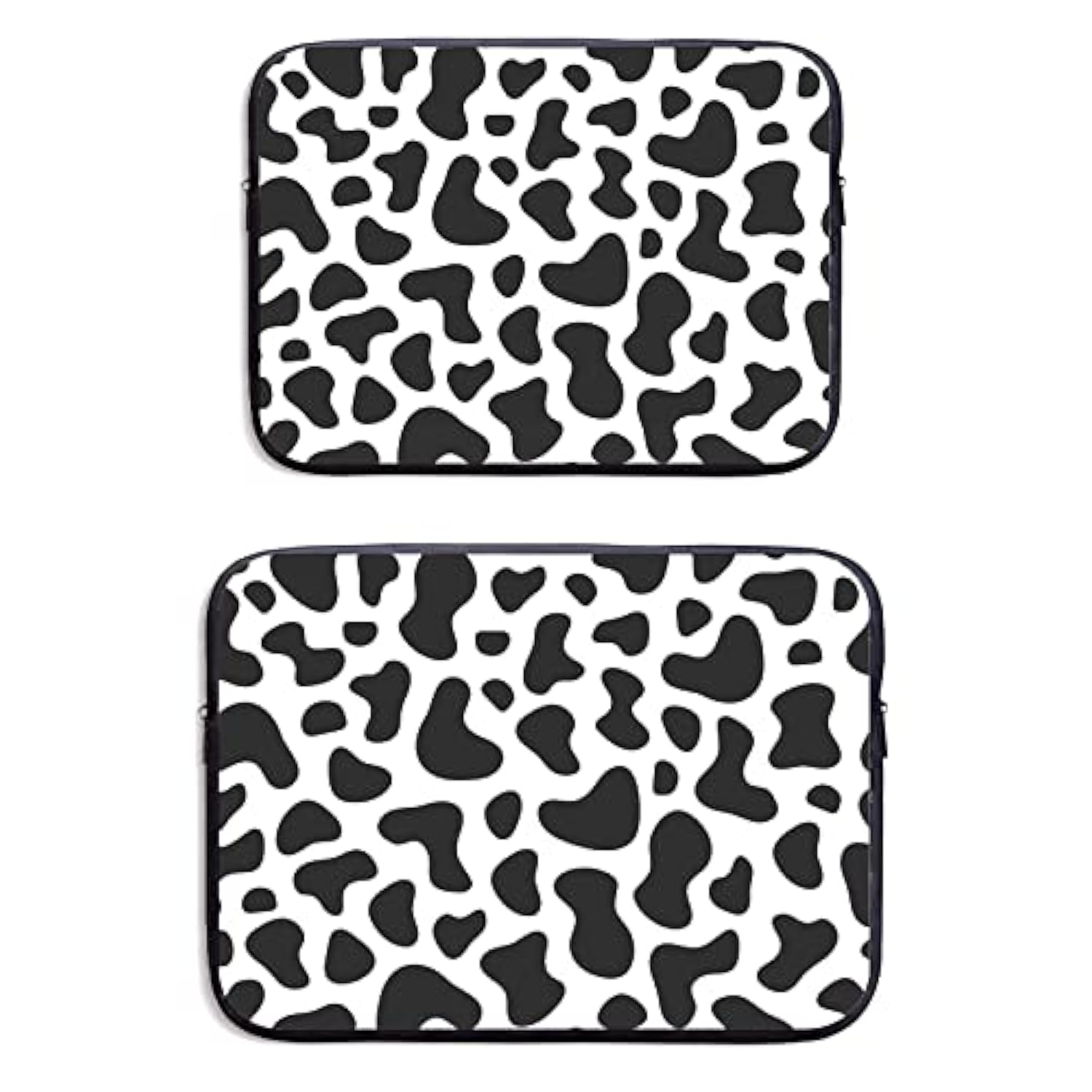 Laptop Sleeve Case Cow Print Notebook Computer Cover Bag Compatible 13-15 Inch Laptop