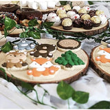 Set Of (10) Medium 9-11" Wood Slices For Centerpieces! Wedding And Baby Shower Centerpieces (Set Of 10 Medium (9-11"))
