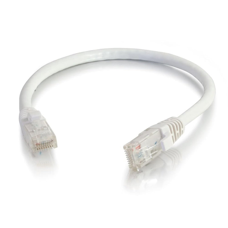 19520 Cat5E Cable - Snagless Unshielded Ethernet Network Patch Cable, White (2