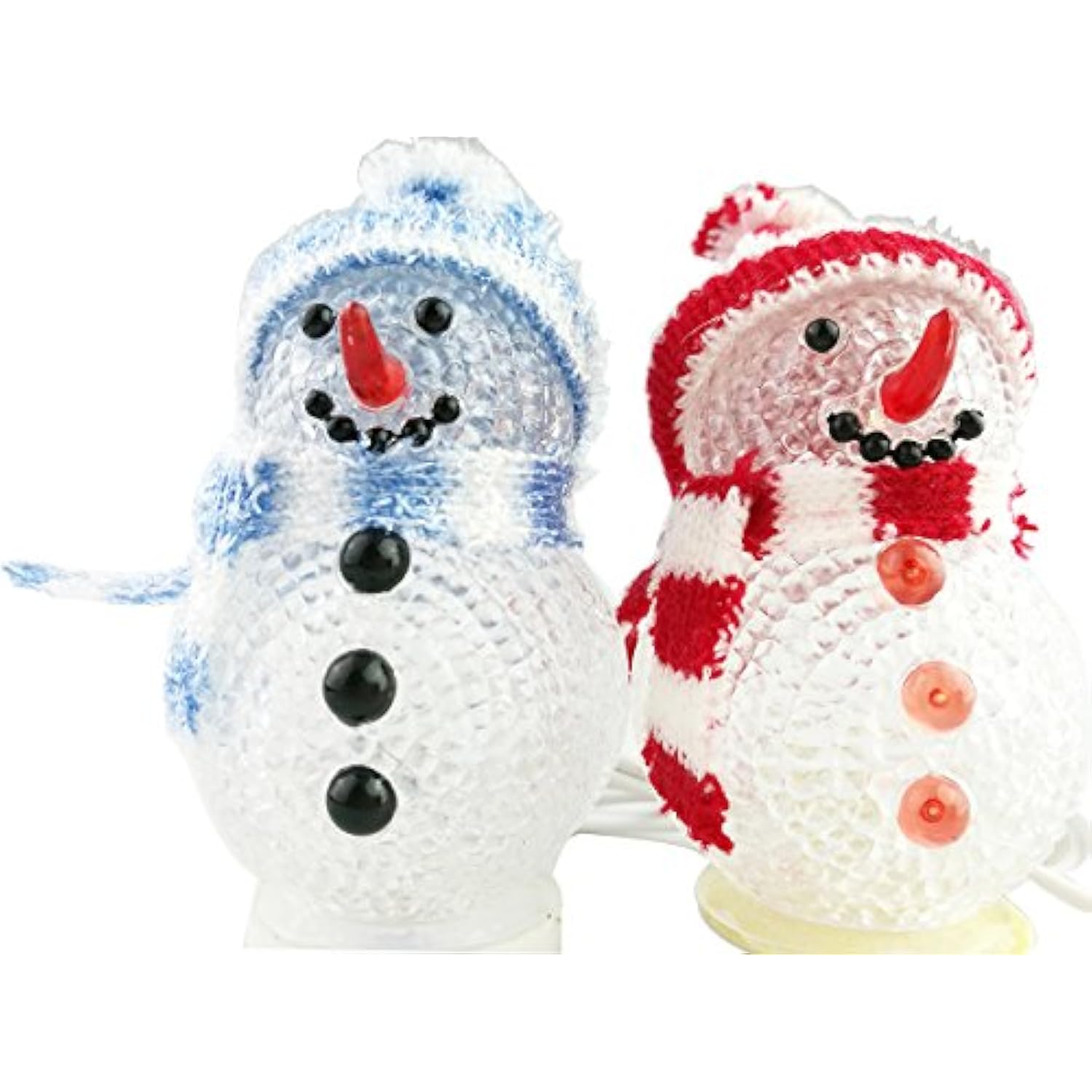 One Usb Power Desk Mini Led Glowing Lights For Christmas Holiday Decoration (Snowman)