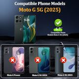 Case For Moto G 2025, With Screen Protector & Camera Lens Protector, [Anti Yellowing] [Compatible With Magsafe] Shockproof Slim Magnetic Phone Case For Moto G 2025 Case, Clear