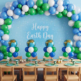 4 Set 40'' Globe Balloon Stands Kit for Table, Earth Balloons