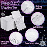 100 Pcs Disco Party Cocktail Napkins With Silver Foil Guest Towel Paper Disposable 70S 80S 90S Party Supplies Cocktail Napkins For Wedding Birthday Graduation 2 Ply 4 X 8 In(White Background)