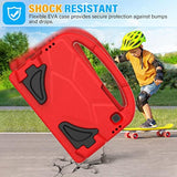 Kids Case For Samsung Galaxy Tab A9 8.7" 2023 / Tab A7 Lite 2021 8.7Inch Tablet,Builtin With Screen Protector, Durable Shockproof Lightweight Handle Stand Protective Cover, Red