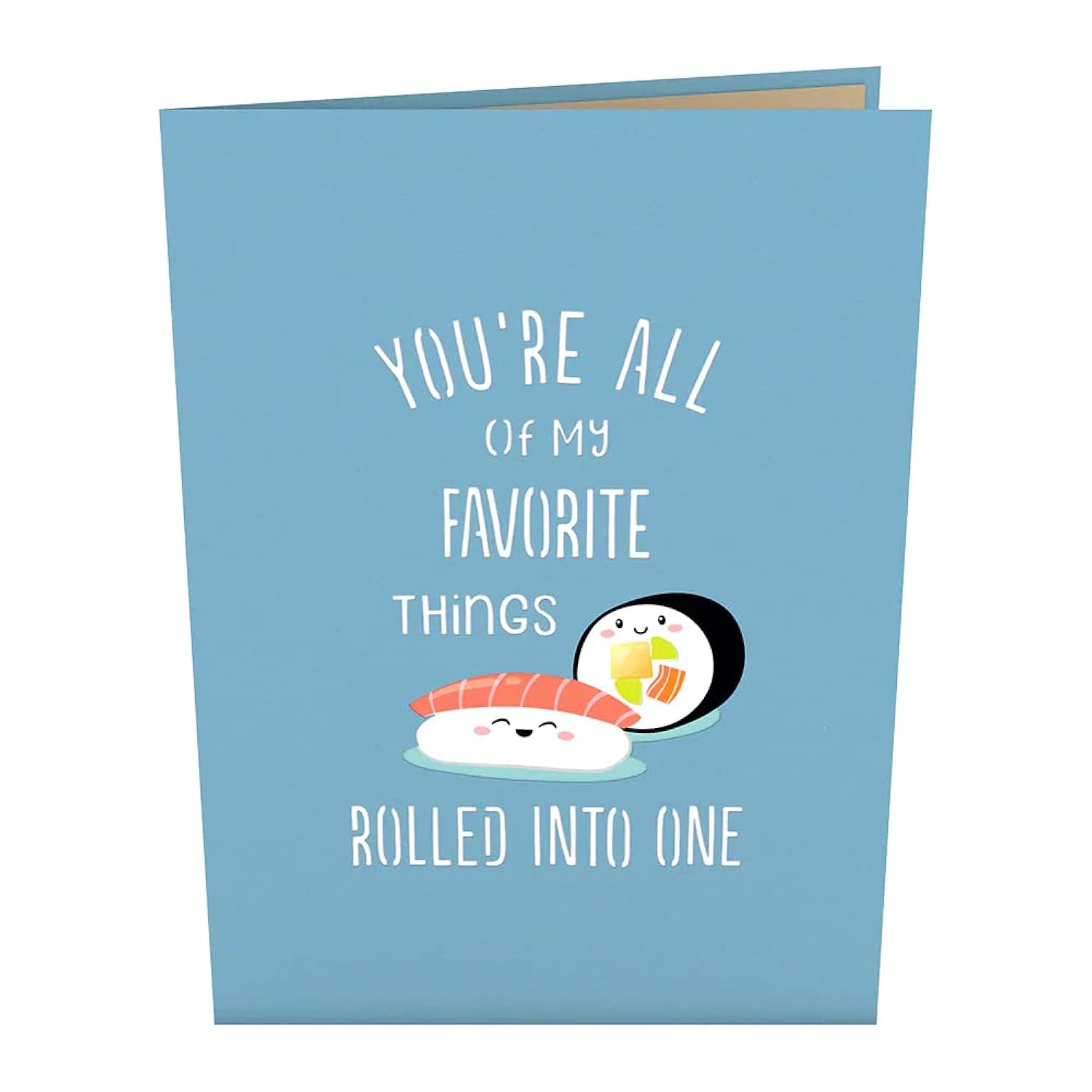 Everyday Pop-Up Card For Her, Him, Girls, Boys - 3D Love Greeting Cards - Favorite Things - 5" X 7" - Blank Note Card & Envelope Included