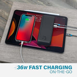 Wally Pro Portable Charger With Ac Wall Plug, 10,000Mah Power Bank Fast Charging 63W Usb-A & C Wall Charger, Travel Ready Battery Pack For Iphone Galaxy Pixel Macbook Ipad Airpod Laptop Tablet