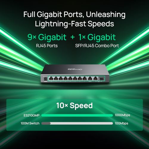 Es210Gmp Gigabit Port X 10 Easy Managed Switch With 8 Poe+ Ports