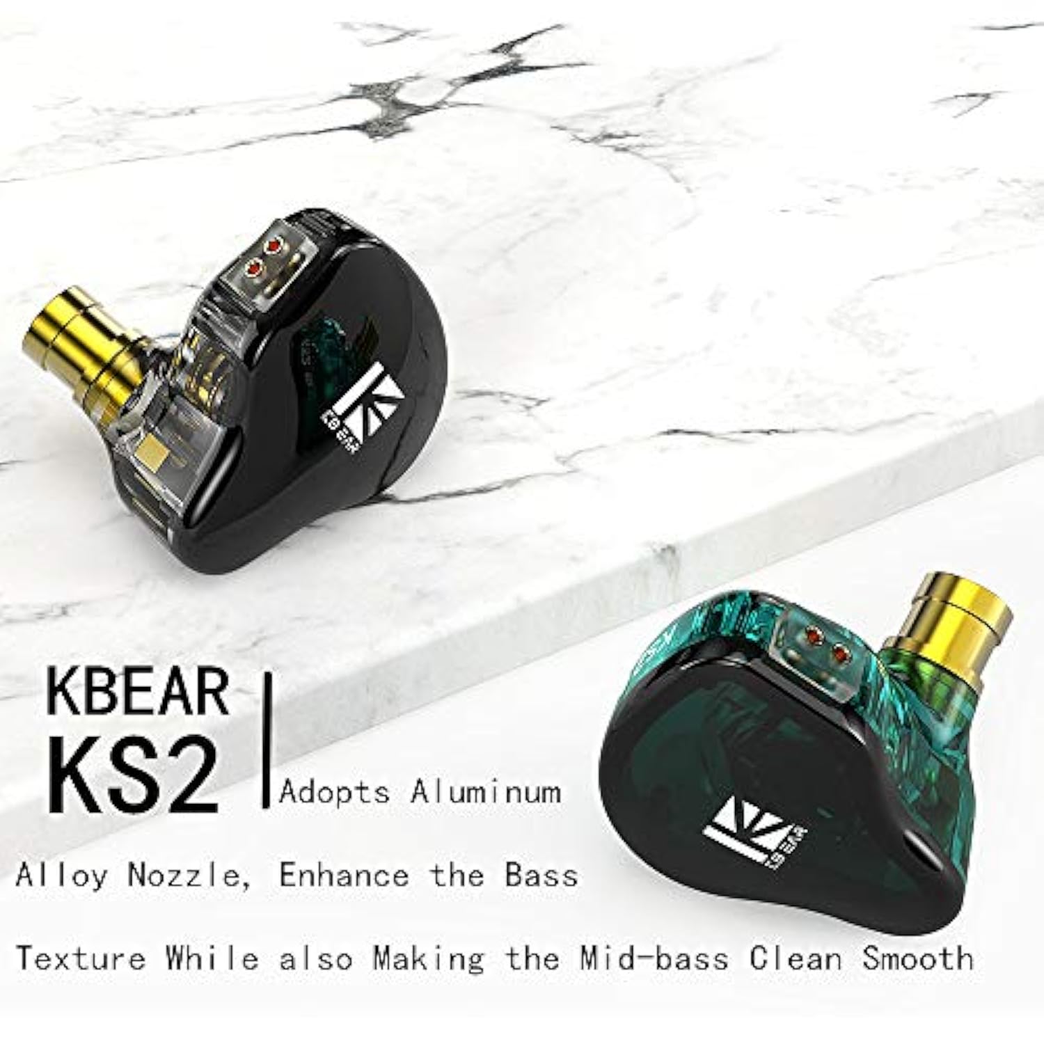 Kbear Ks2 Wired Earbuds Ks2 Earphones With Microphone In Ear Monitor Headphone