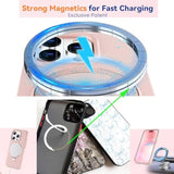 Magnetic For Iphone 15 Case Camouflage Camo Leaf Design For Men Boys [Compatible With Magsafe] Slim Camera Lens Protection Case For Iphone 15 (For Iphone 15), Black