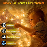 300Led 100Ft Christmas String Lights, 8 Modes Fairy Lights Connectable, Indoor Outdoor String Lights With Timer & Memory