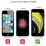 3-Pack Tempered Glass Screen Protector for iPhone SE 3/2 4.7 Inch Case-Friendly