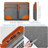Laptop Case 15 15.6 16 Inches Sleeve With 5 Pockets Compatible With Macbook Pro 16 Inch 2025-2019 M4 M3 M2 M1, Mac 15.4" And Most 15-16 Inch Notebooks?Dg01Og01