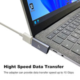 90 Degree Usb 3.1 Adapter 2 Pack, Left And Right Angle Usb A Male To Female Converter Extender For Pc, Laptop, Usb A Charger, Power Bank And More