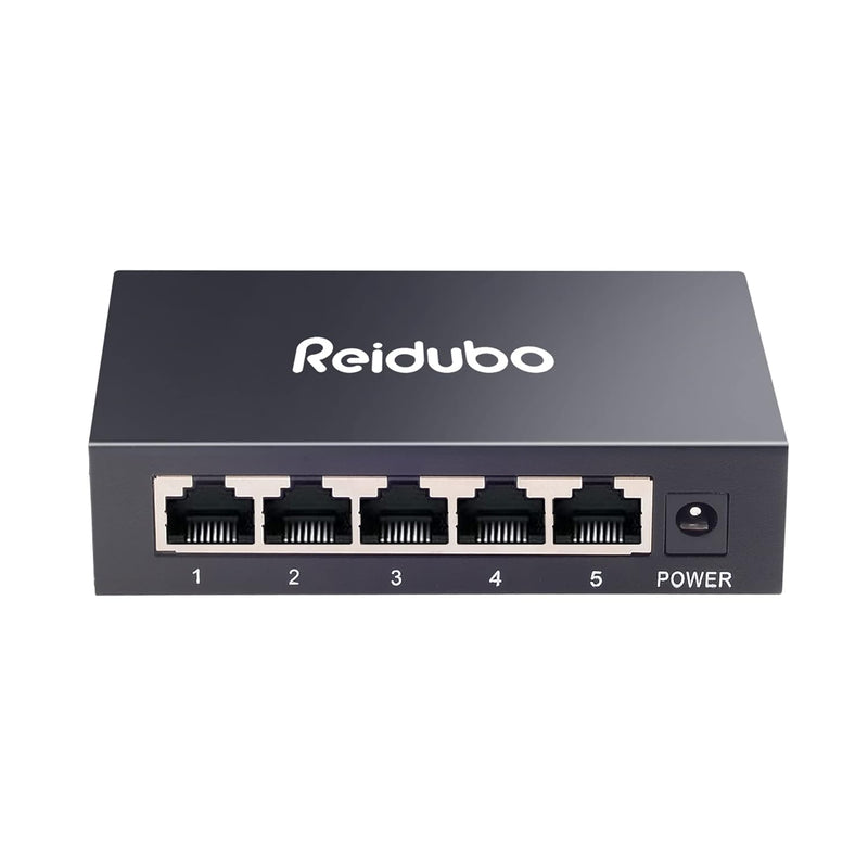 5 Port Gigabit Ethernet Switch | Unmanaged Ethernet Splitter | Plug And Play |