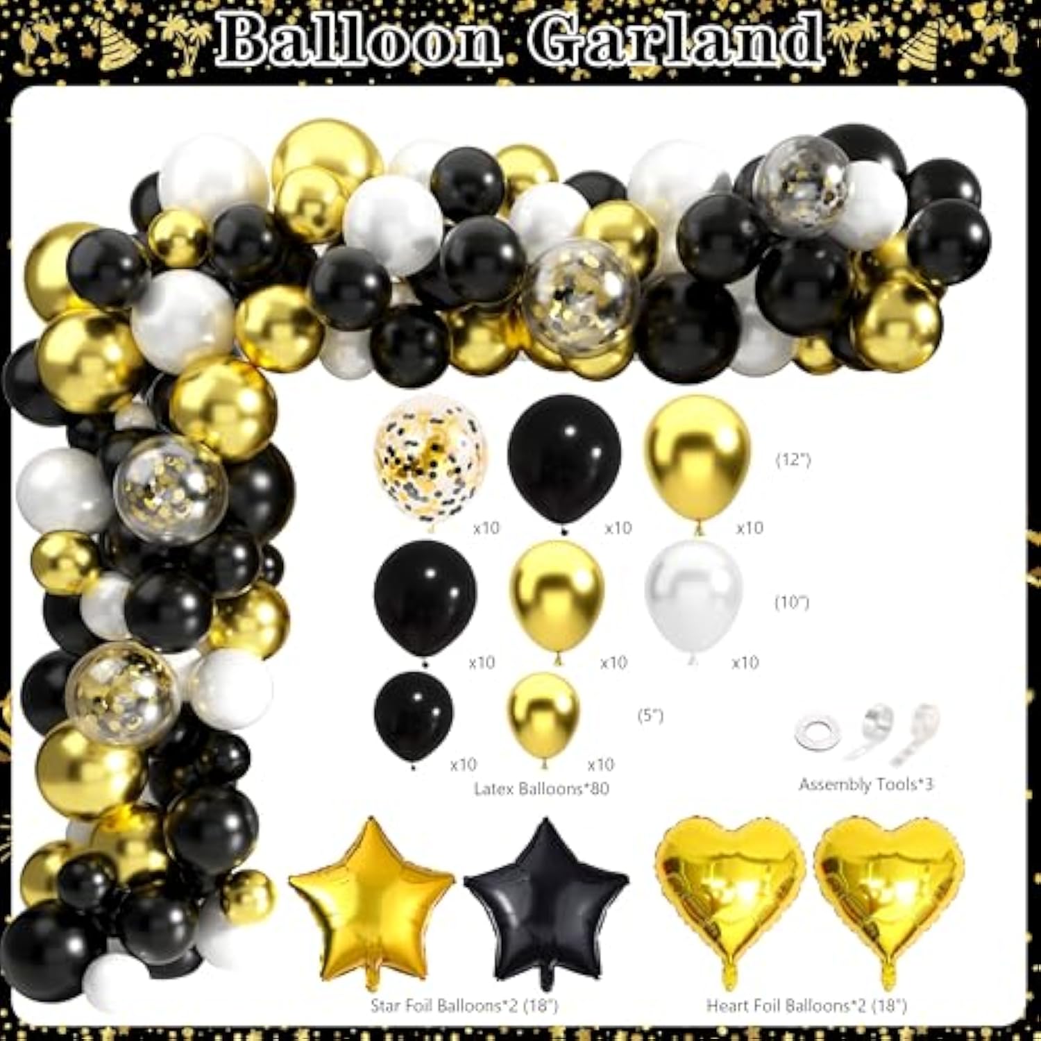Retirement Party Decorations, 109Pcs Black Gold Happy Retirement Decorations For Men Women, The Legend Has Retired Backdrop Sash Banner Tablecloth Pompoms Centerpiece Hanging Swirls Balloons