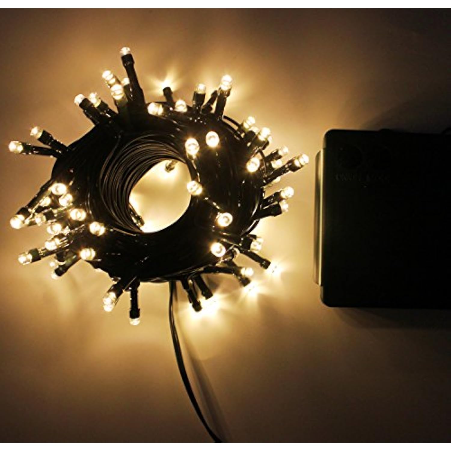 100 Led Christmas Fairy String Lights Battery Operated 8 Lighting Modes Waterproof With Timer For Indoor/Outdoor, Home,