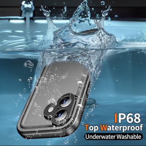 Top Waterproof Case For Iphone 17 - Military Heavy Duty 360 Shockproof Full Body With Screen Camera Protector Double Ip68 Water Dust Drop Proof Hard Rugged Tough Bumper Front Back Slim Cover