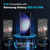 3-Pack 3D Curved Tempered Glass Screen Protector for Samsung S23 Ultra 9H