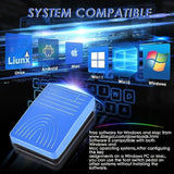[Upgraded] iKKEGOL USB Foot Pedal Switch Video Game PC Hands Free Footswitch One Key Control Program Computer Mouse Keyboard HID with 2M Cable Blue