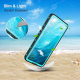 For Samsung Galaxy S21 Ultra Phone Case Waterproof With Screen Protector, Full Body Protection Heavy Duty Shockproof Drop Proof Anti-Scratched Rugged Cases Cover For Galaxy S21 Ultra 6.8" ?All Teal?