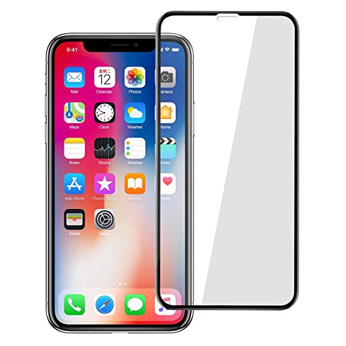 iPhone XR Full Cover Glass Screen Protector, [2 Pack] Full Coverage Tempered Glass Screen Protector for Apple iPhone XR 6.1" - Bubble Freee/Face