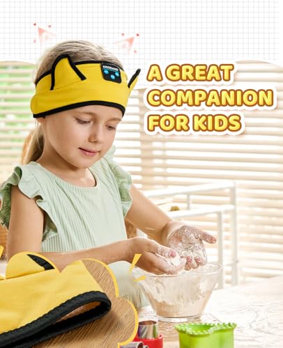 Kids Headphones, Bluetooth Headband For Kids With Wired Playback 3.5 Mm Jack For School, Travel