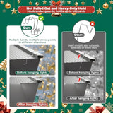 Christmas Light Hooks For Gutter Guards With Perforated Or Mesh, Stainless Steel Hanger Clips For Hanging Outside Christmas Lights Strings, Outdoor Windproof Anti-Slip Metal Hooks (60)