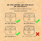 JBL Vibe 200TWS / JBL Vibe Beam/Beam 2 Phone Case, Yellow, Purple