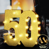 50Th Birthday Party Decorations Anniversary 50Th Centerpiece Table Decorations For Men Women(30 * 30 * 3Cm)