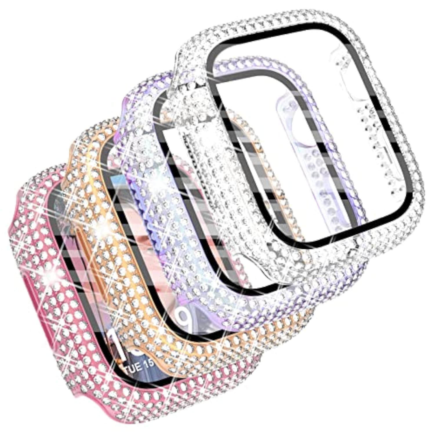 Apple Watch Case with Screen Protector Compatible with Bling Case