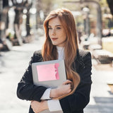 2 Pcs Portable Hard Drive Sleeve For Laptop, Stick-On Mouse Pouch,Adhesive Pouch Holder For Computer Accessories, Reusable Mouse Headset Storage Bag For Portable External Usb Cable,Mouse