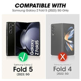 SUPCASE for Galaxy Z Fold 5 Case (Unicorn Beetle), [Belt Clip with S Pen Holder] [Built-in Screen Protector & Stand] Heavy Duty Shockproof Protective Rugged Phone Case for Samsung Fold 5, Black