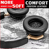 Ear Pads Compatible With Beoplay H9 3Rd Gen Headphones -Replacement Ear Cushions Ear Cups - Not Fit H9I, H9, H7 (Comfort Leather Black)