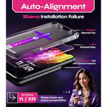 Screen Protector Compatible With Iphone 11 / Xr (2Pack), Easy Auto-Align Install Kit, 6.1" Tempered Glass, 9H Hardness, Ultra Hd Clear, Case Friendly, Easyshield